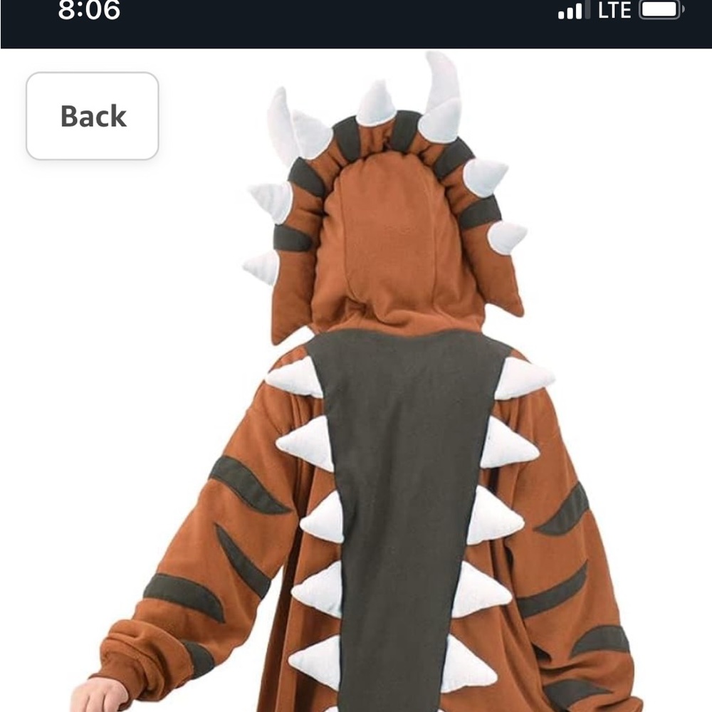 Adult dinosaur costume/onesie